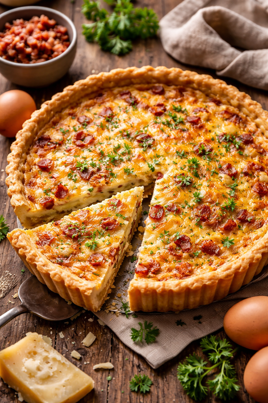 دستور پخت کیش لورن
